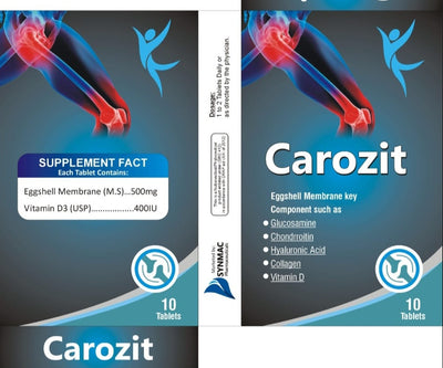 CAROZIT TABLETS(egg shell membrane+vitamin D3